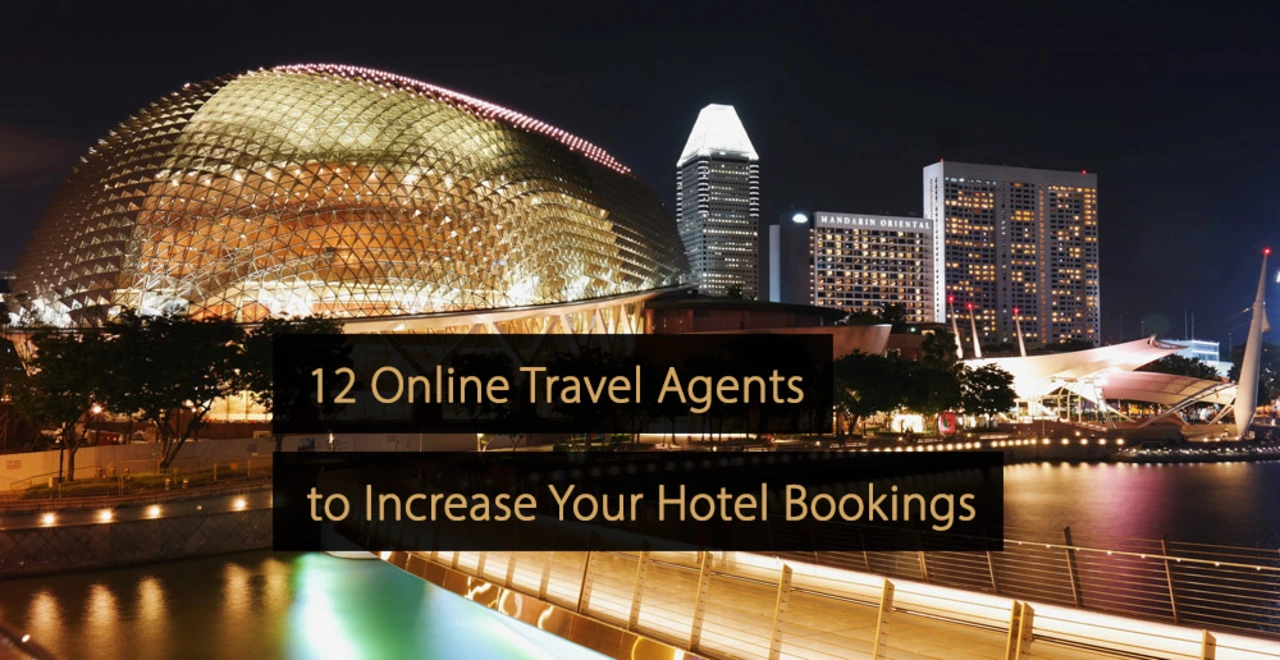 How does a travel agent book hotels?