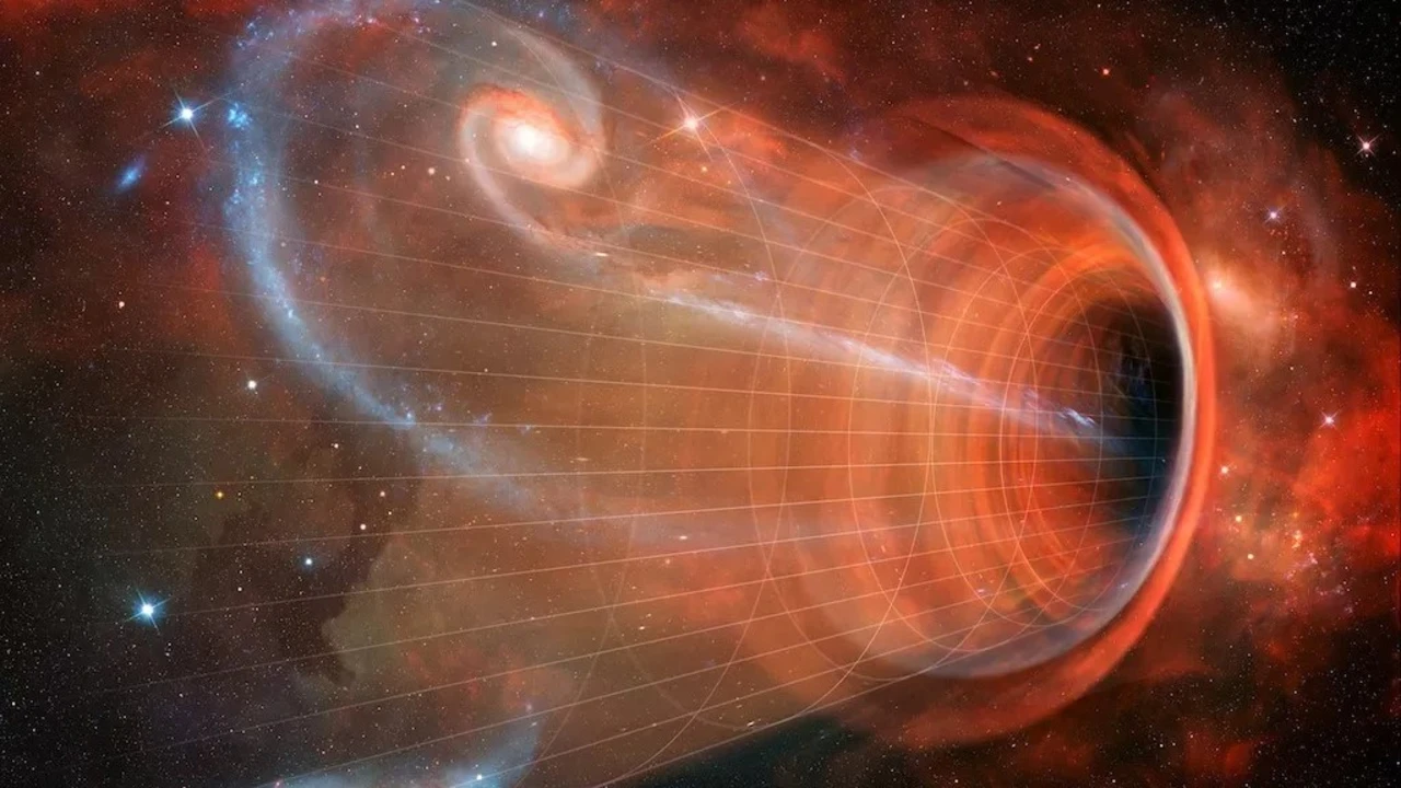 What exactly is a black hole in space?